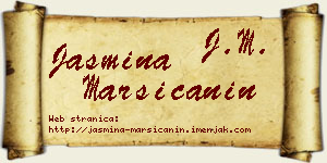Jasmina Maršićanin vizit kartica